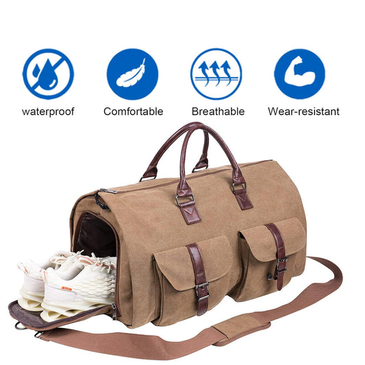 Duffler's Classic Weekender Folding Duffle Bag