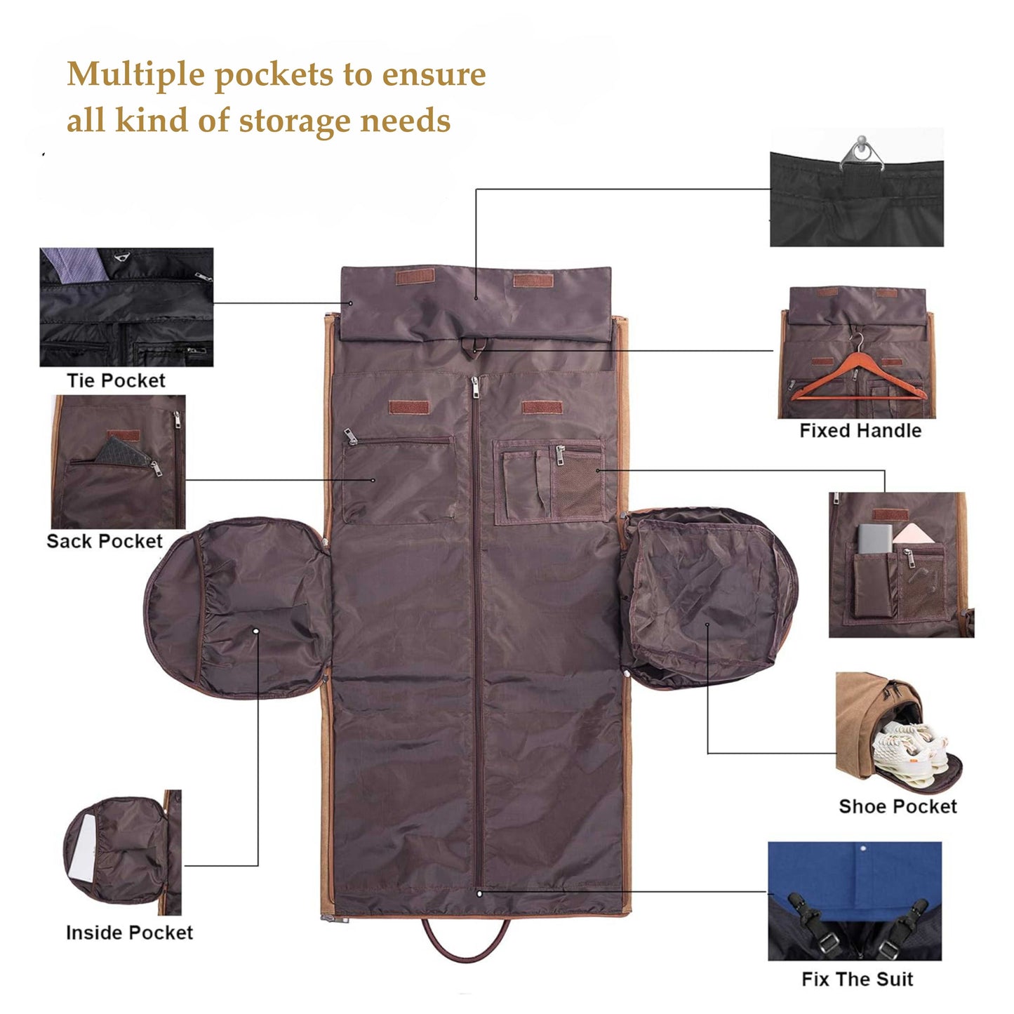 Duffler's Classic Weekender Folding Duffle Bag
